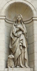 statue de Sainte Genevieve
